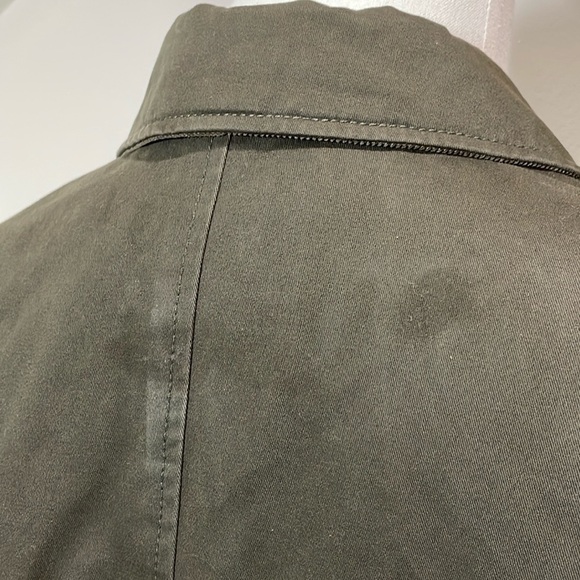 Mens Barn Chore Coat Jacket Unisex Work Coat Dark Olive/Army Green Size Large - Picture 6 of 16